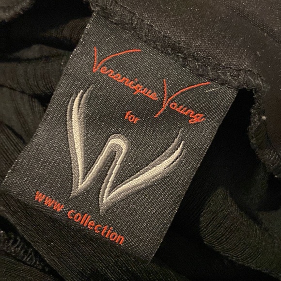 Veronique Young Vintage Black Sparkle Two Piece One Button Jacket and Pants Set! - Picture 8 of 10